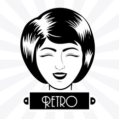 Retro Woman design
