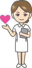 看護師　医療　ハート