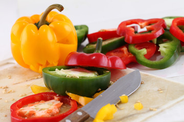 pepper slices