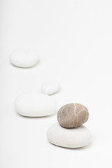 Fototapeta na wymiar natural pebbles