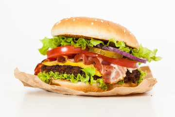 Delicious hamburgers