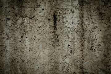 Grungy and smooth bare concrete wall for background