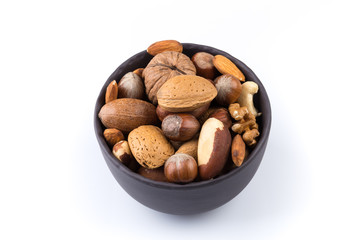 Nuts mix in bowl
