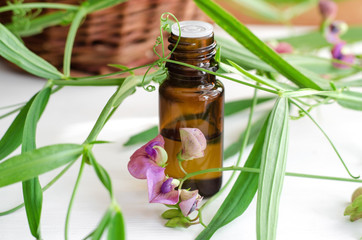 Small bottle of essential oil