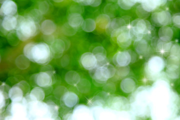 Obraz premium Green bokeh background