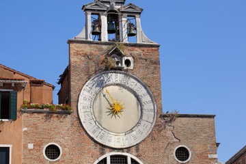 Wenecja zabytkowy zegar