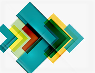 Clean colorful unusual geometric pattern design