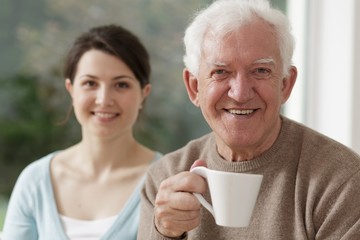 Portrait of smiling senior