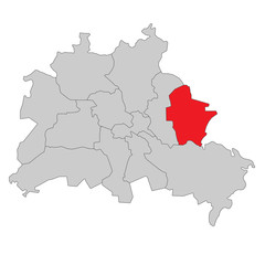 Berlin Marzahn-Hellersdorf - Vektor