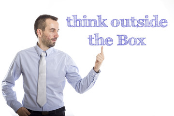Naklejka premium Think outside the Box
