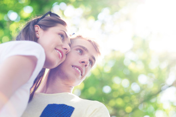 Happy young couple
