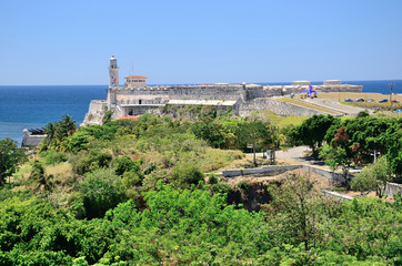 El morro cabana fort in Havana, Cuba