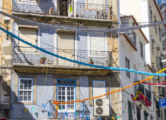Apartment houses in Lisbon