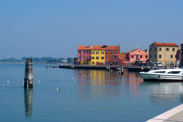 Fototapeta na wymiar pellestrina isola laguna di venezia