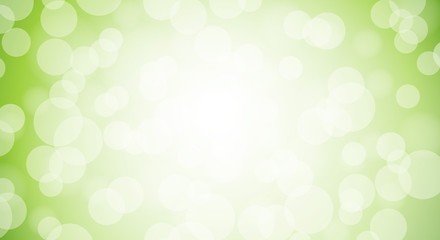bokeh light wide background fresh green