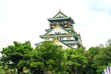 Fototapeta premium Osaka Castle in one afternoon