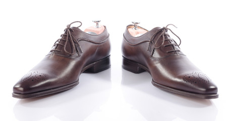 Luxury brown shoes