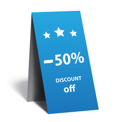 Promotional plaque index - 50% discount