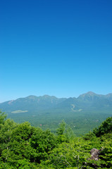 Fototapeta na wymiar 平沢峠から眺めた八ヶ岳