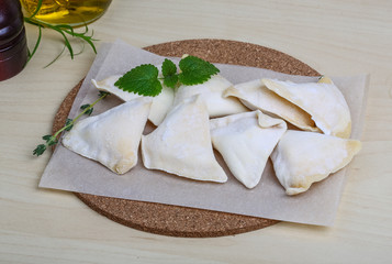 Raw potato dumplings