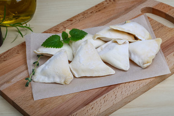 Raw potato dumplings