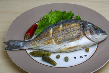 Grilled dorado