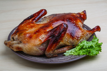 Roasted duck