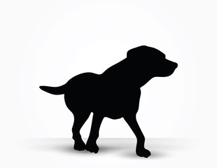dog silhouette