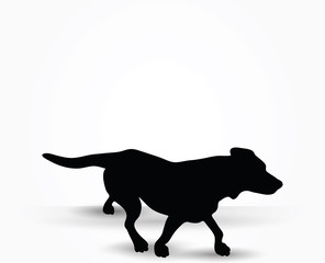 dog silhouette