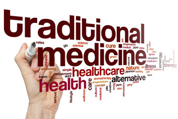 Traditional medicine word cloud