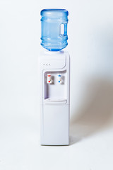 Office water cooler with reusable  five-halons plastic bottle © SuperStudi0