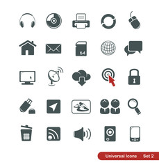 Universal icons set