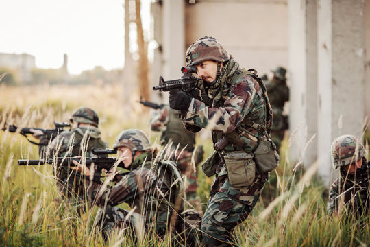 United States Army rangers during the military operation