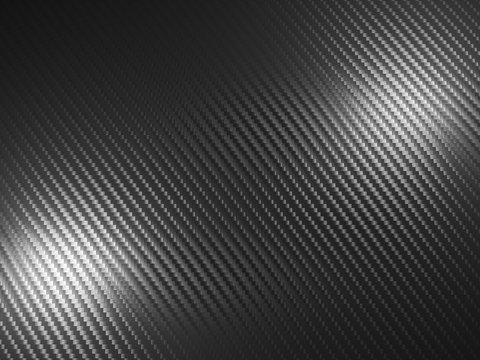  panel with carbon fiber texture. nobody around, dark background with spot lights.