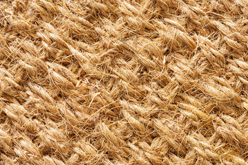 Coconut fiber mat