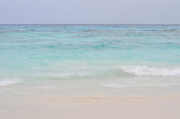 White sand beach, Tachai island, Thailand