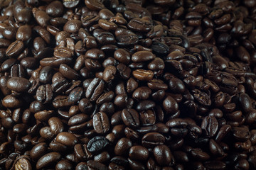 Coffee beans background