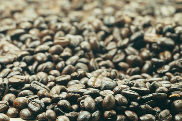 Coffee beans background