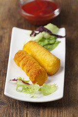 gebackene Kartoffelkroketten