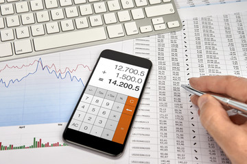 Smartphone Kalkulation