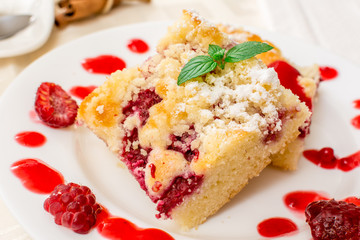 Raspberr dessert