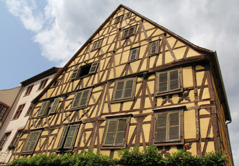 Alsace architecture village de Riquewihr
