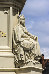 Naklejka premium Jacob van Artevelde statue (1863) on 