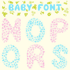 Baby font design