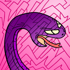 purple reptile