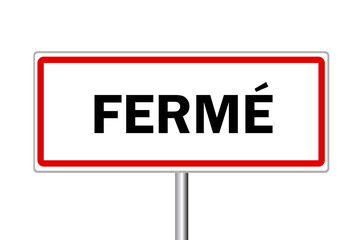 Fermé