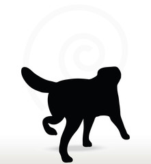 dog silhouette