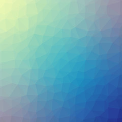 Blue Polygonal Mosaic Background, Vector Illustration, Creative