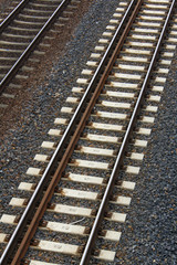 Fototapeta premium rail railway railroad train bahn transport logistic