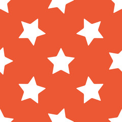 Orange star pattern